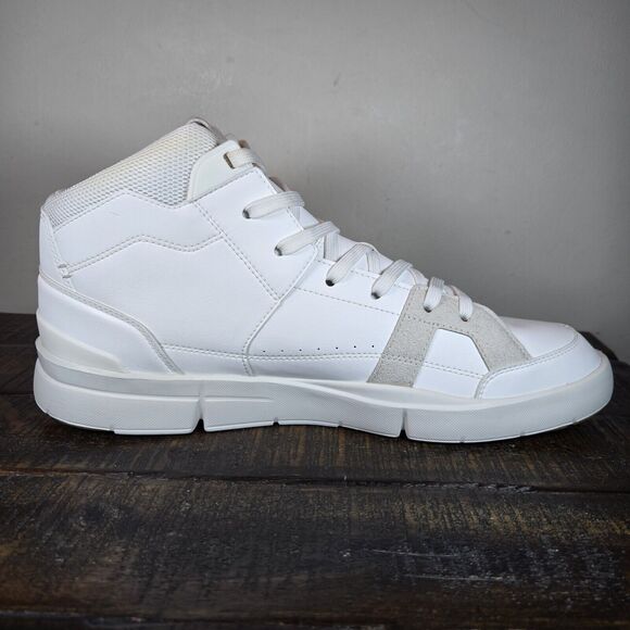 On Running White and Gray Sneakers - Picture 8 of 12